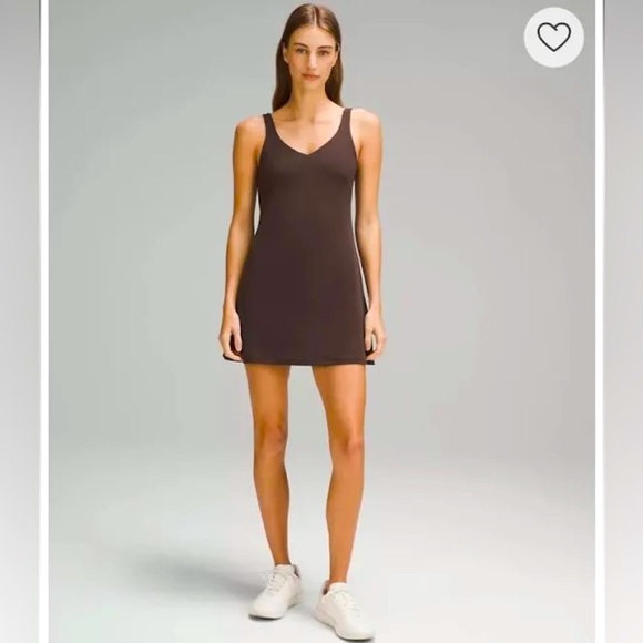 Brown Lululemon Align Mini Athletic Dress in Espresso - Picture 1 of 7